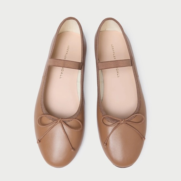 Loeffler Randall Shoes - Loeffler Randall // Leonie Brown Leather Ballet Flats